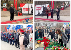 Улаан-Үд хотноо 1941–1945 оны Аугаа эх орны дайны Ялалтын 81 жилийн ойд зориулсан хүндэтгэлийн жагсаал, цэцэг өргөх ёслол болов