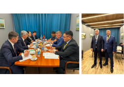 ХӨВСГӨЛ  АЙМГИЙН ЗАСАГ ДАРГА Л.ТӨМӨРБААТАР NEAR ХОЛБООНЫ ДЭЭД ТҮВШНИЙ АЖЛЫН ХЭСГИЙН XV ХУРАЛ БОЛОН УЛАМЖЛАЛТ ЭМ, ЭМЧИЛГЭЭНИЙ ХОРООНЫ III ХУРАЛД ОРОЛЦОЖ БАЙНА.
