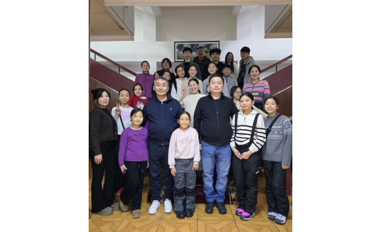 Улаанбаатар хотын орос 3-р сургуулийн сурагчид ЕКГ-т зочлов